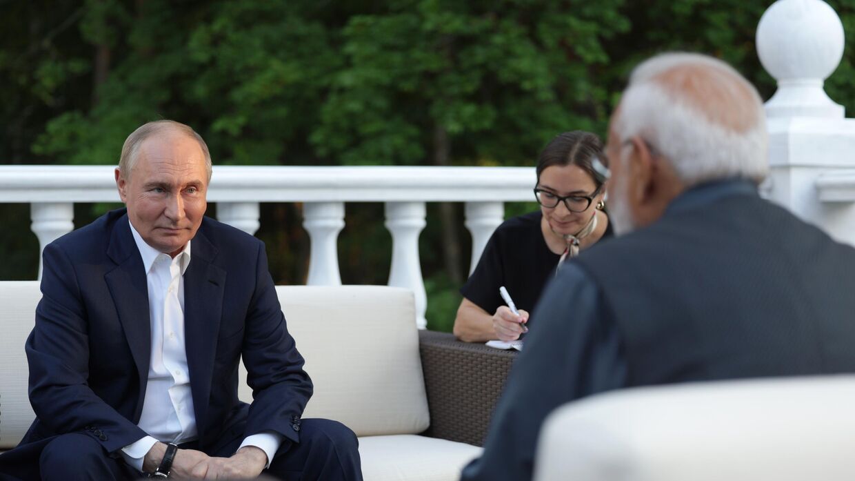 Встреча президента Владимира Путина с премьер-министром Индии Нарендрой Моди