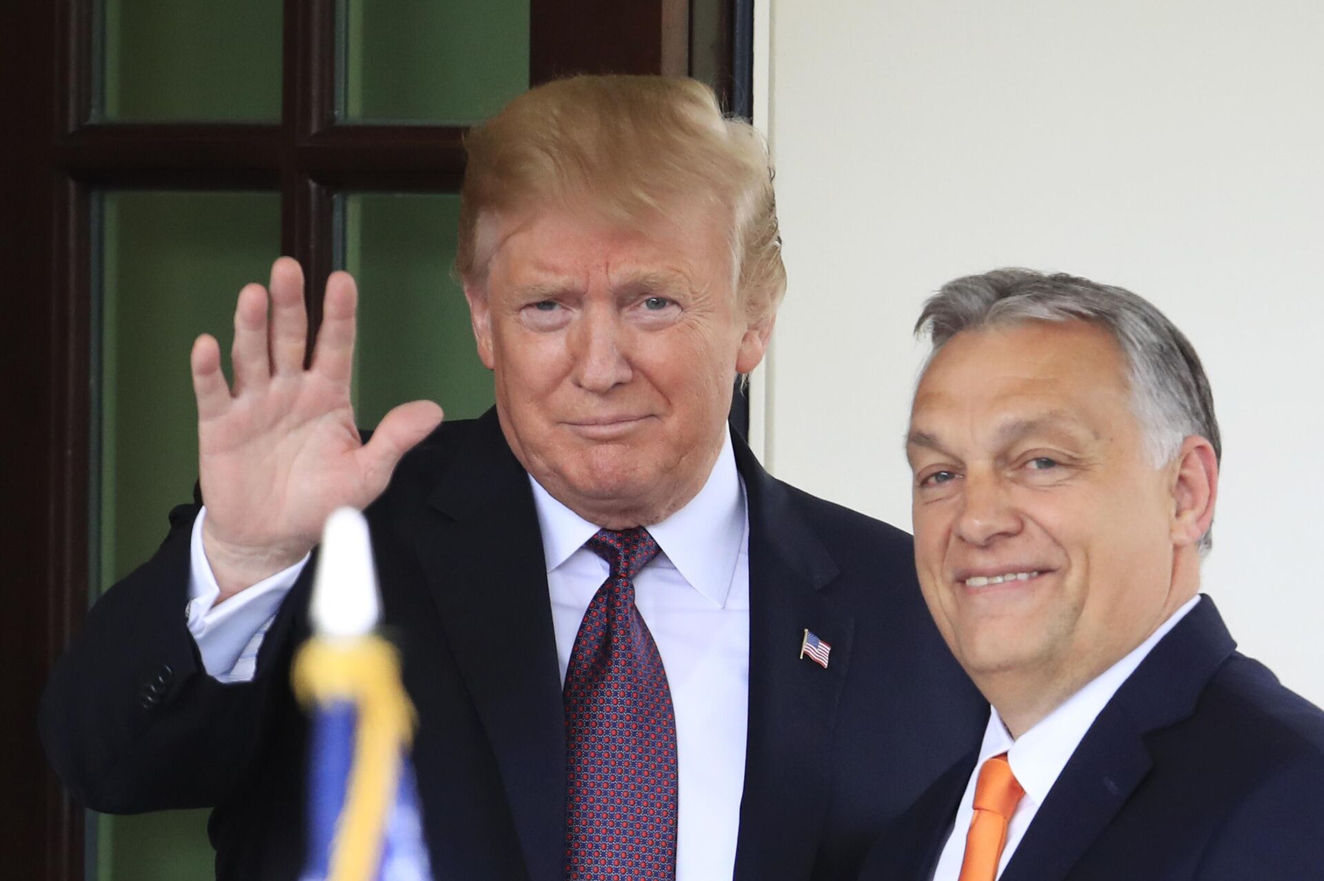 Президент Дональд Трамп приветствует премьер-министра Венгрии Виктора Орбана в Белом доме 13 мая 2019 года - ИноСМИ, 1920, 07.04.2026