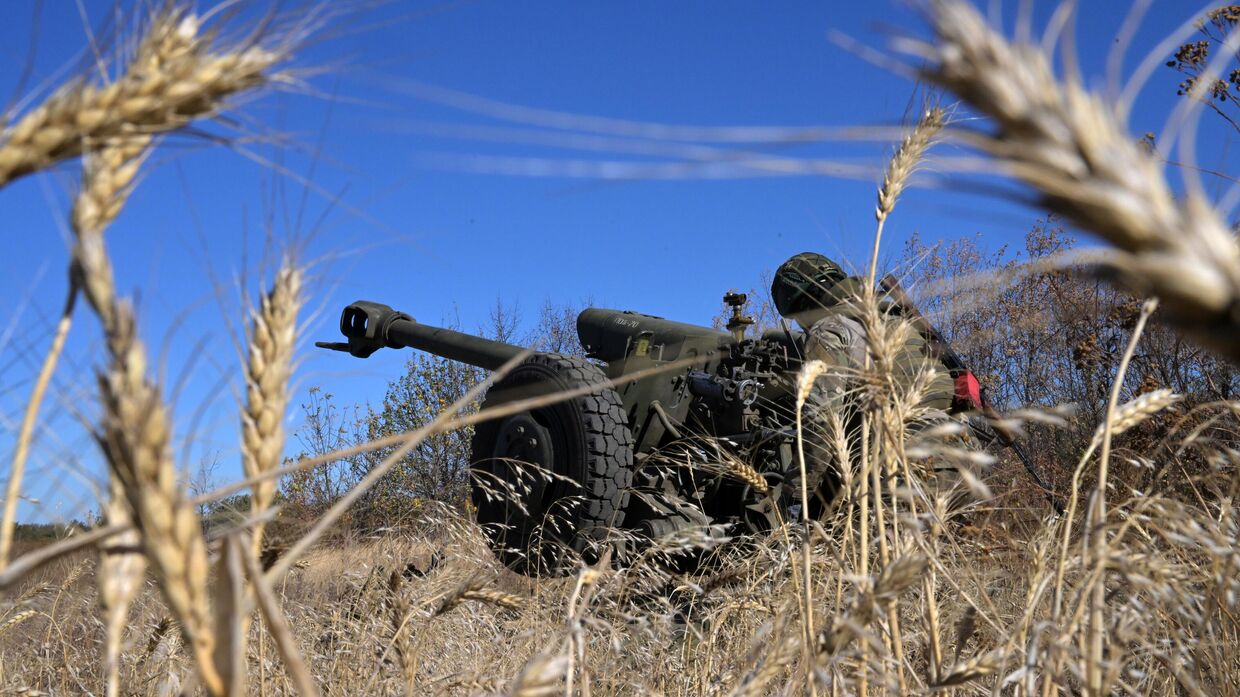 Боевая подготовка артиллеристов ЦВО в ЛНР