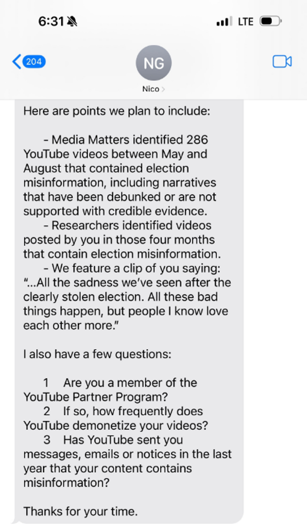 Сообщение2 Такеру Карлсону от журналиста The New York Times Сообщение2 Такеру Карлсону от журналиста The New York Times