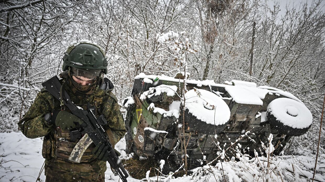 Военнослужащие батальонно-тактической группы Каштана спецназа Ахмат