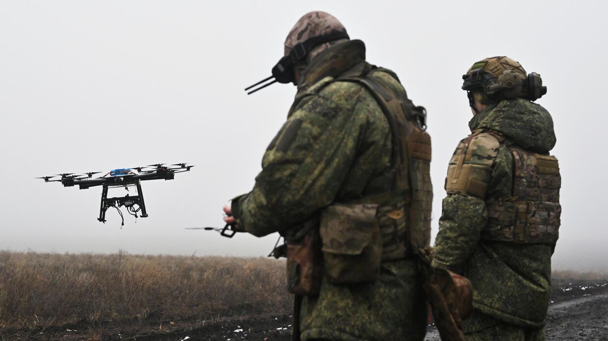 Военнослужащие подразделения БПЛА 