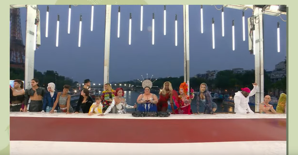 Пародия на Тайную вечерю на церемонии открытия Олимпийских игр в Париже Пародия на Тайную вечерю на церемонии открытия Олимпийских игр в Париже