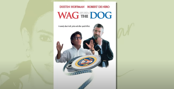 Афиша фильма Плутовство (Хвост виляет собакой), кадр из видео