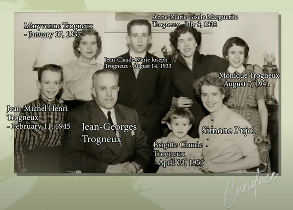 Семейное фото Тронье, кадр из видео Семейное фото Тронье, кадр из видео