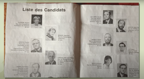 Фото Брижит Озьер в альбоме, кадр из видео Фото Брижит Озьер в альбоме, кадр из видео