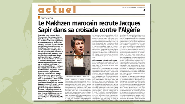 Статья в газете La NR, кадр из видео