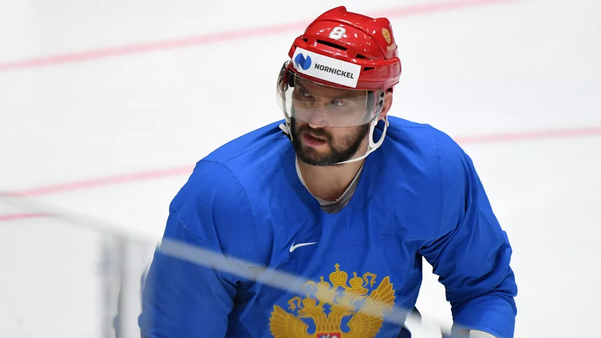 Хоккей. Чемпионат мира. Тренировка сборной России