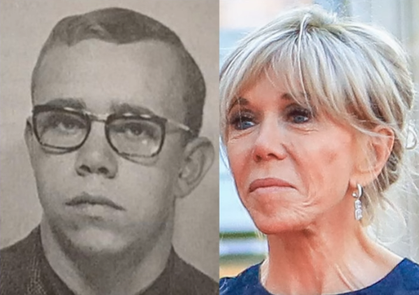 Сравнение ушей Жана-Мишеля и Брижит. Кадр из видео