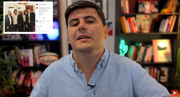 Б. Макрон за кулисами театра, кадр из видео Б. Макрон за кулисами театра, кадр из видео