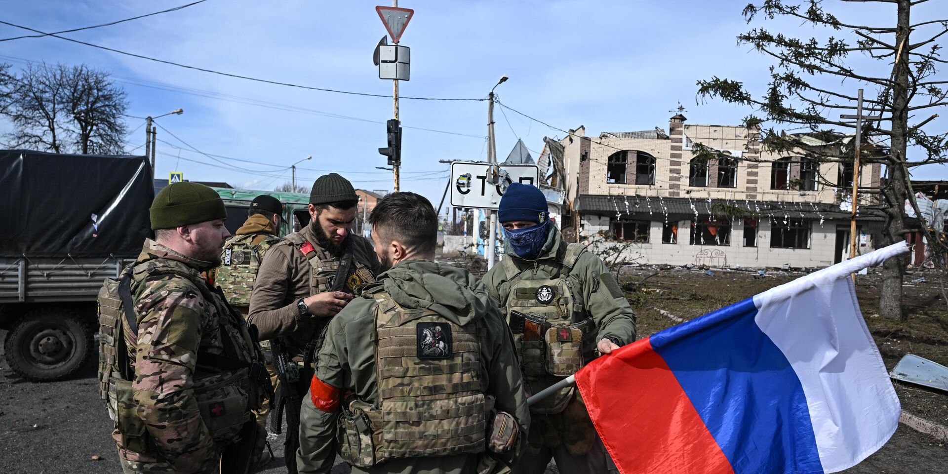 Российские военные в освобожденной Судже - ИноСМИ, 1920, 15.03.2025