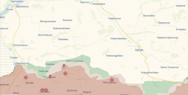 карта DeepStateMAP от 20.03.2025