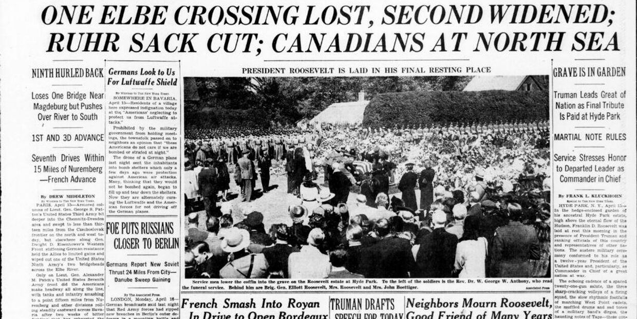 Последний рубеж нацистов, 16 апреля 1945 г.