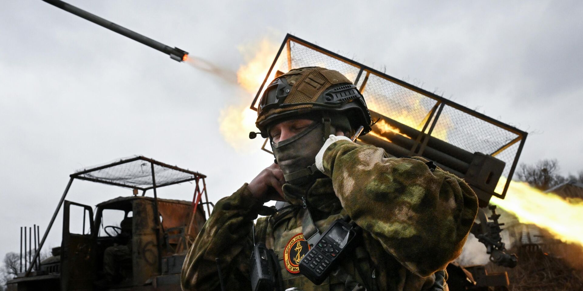 Боевая работа военнослужащих артиллерийского расчета РСЗО Град - ИноСМИ, 1920, 09.06.2025