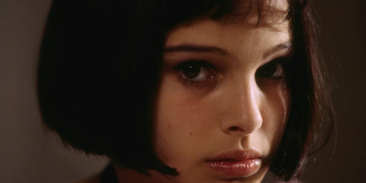 Американская актриса Натали Портман на съемках фильма Леон режиссера Люка Бессона