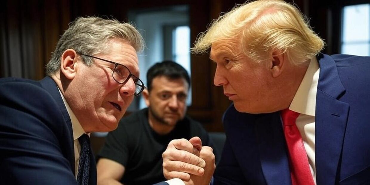 Кир Стармер и Дональд Трамп