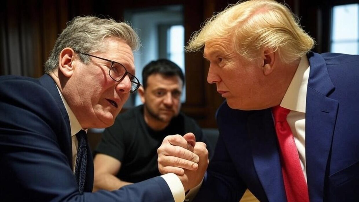 Кир Стармер и Дональд Трамп