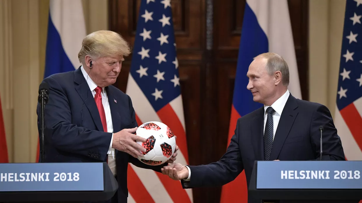 Встреча президента РФ Владимира Путина и президента США Дональда Трампа в Хельсинки