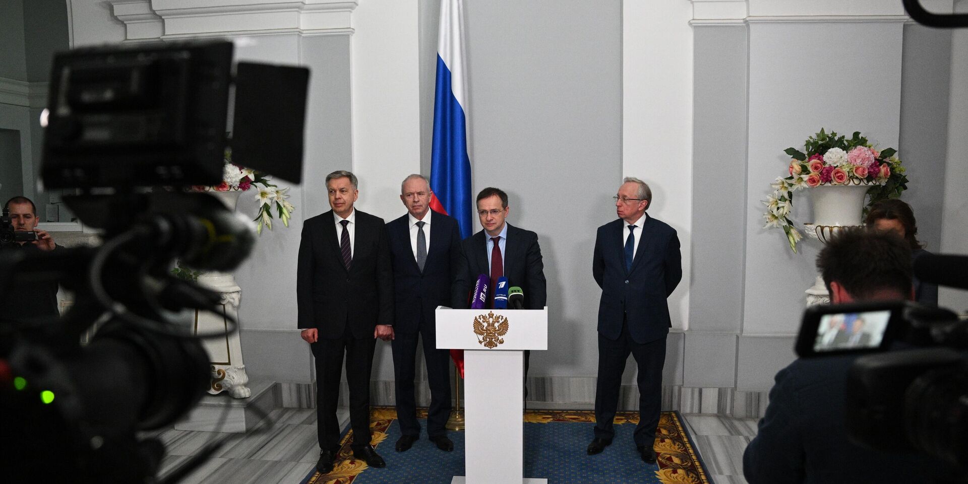 Пресс-конференция российской делегации в Стамбуле - ИноСМИ, 1920, 16.05.2025