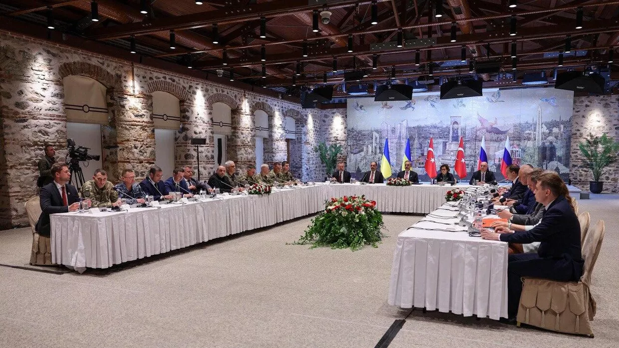 Встреча делегаций России и Украины в Стамбуле