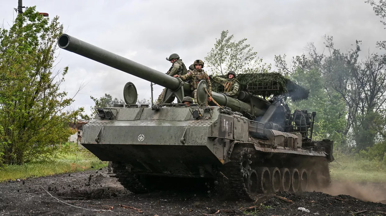 Боевая работа расчета САУ 2С7М Малка группировки войск Центр на Красноармейском направлении СВО