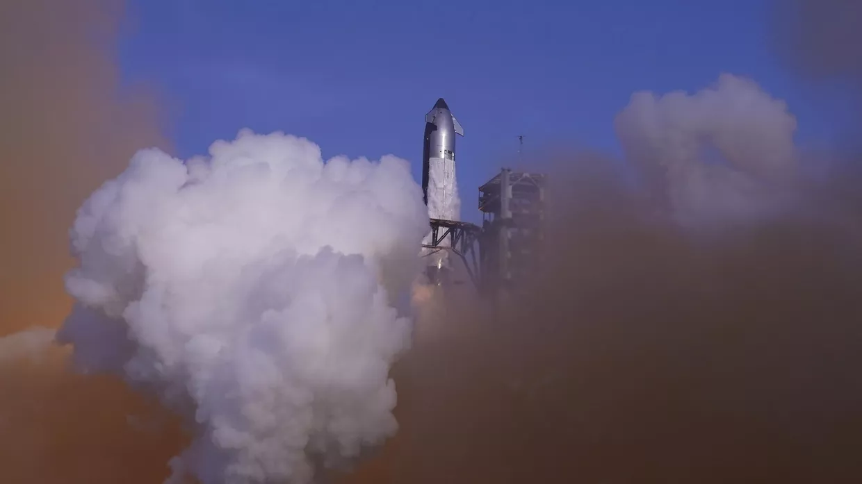 Пуск ракеты Starship американской компании SpaceX в Техасе. 27 мая 2025