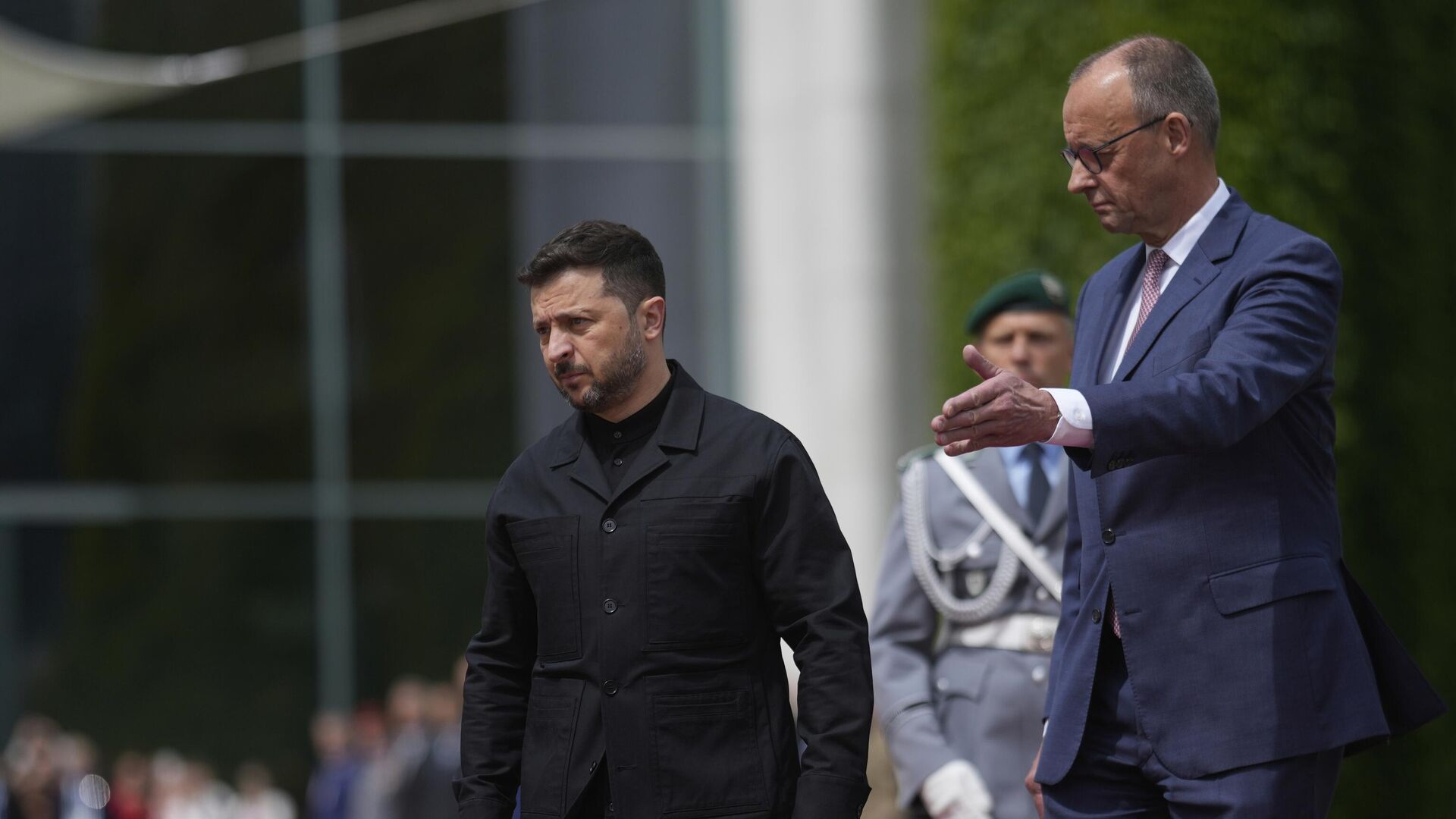 Канцлер Германии Фридрих Мерц и Владимир Зеленский в Берлине, Германия, 28 мая 2025 года - ИноСМИ, 1920, 23.06.2025