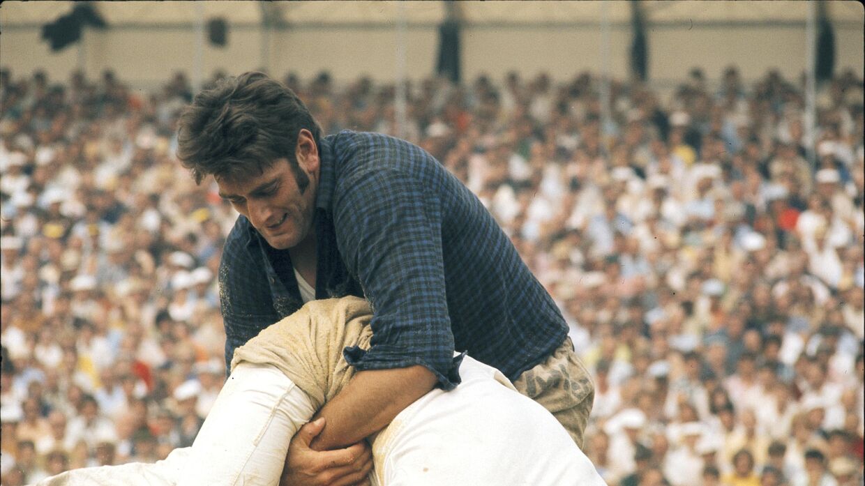 Давид Роши во время поединка в 1974 году Давид Роши во время поединка в 1974 году