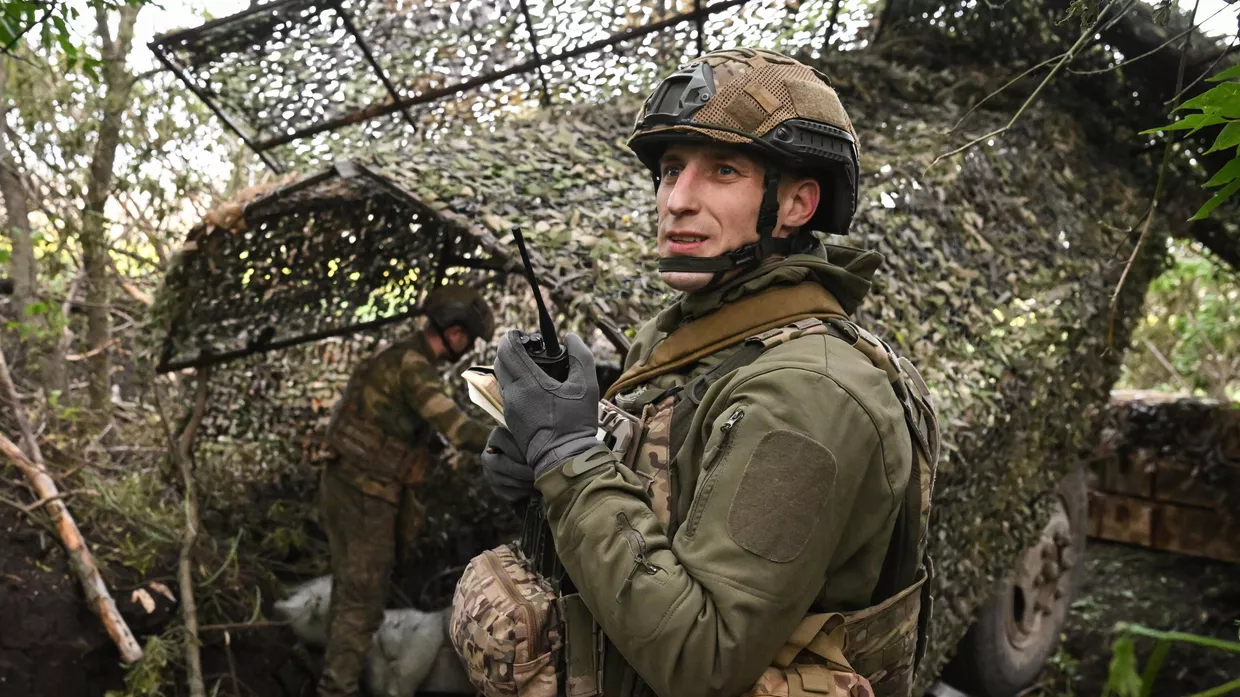 Боевая работа расчета гаубицы Д-30 группировки войск Центр на Красноармейском направлении СВО