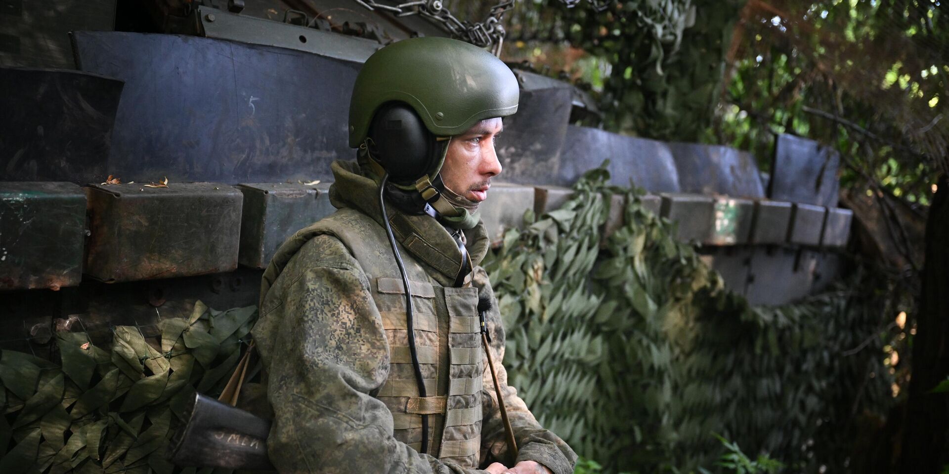Боевая работы экипажа танка Т-80БВМ группировки войск Центр на Красноармейском направлении СВО - ИноСМИ, 1920, 03.06.2025