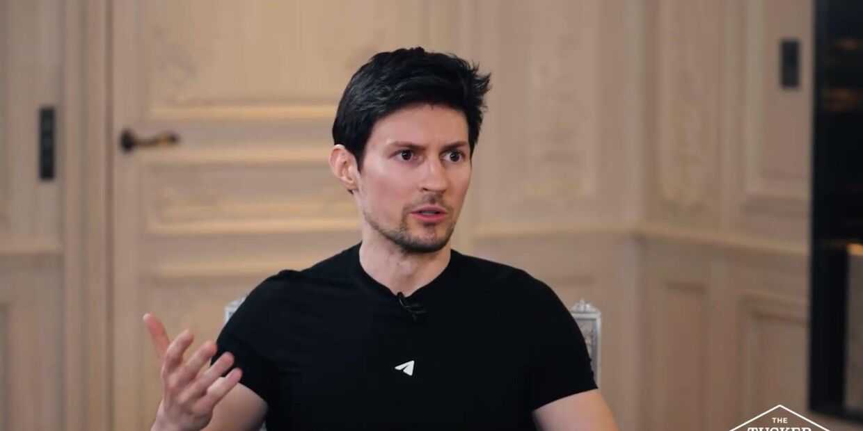 Павел Дуров дал интервью Такеру Карлсону