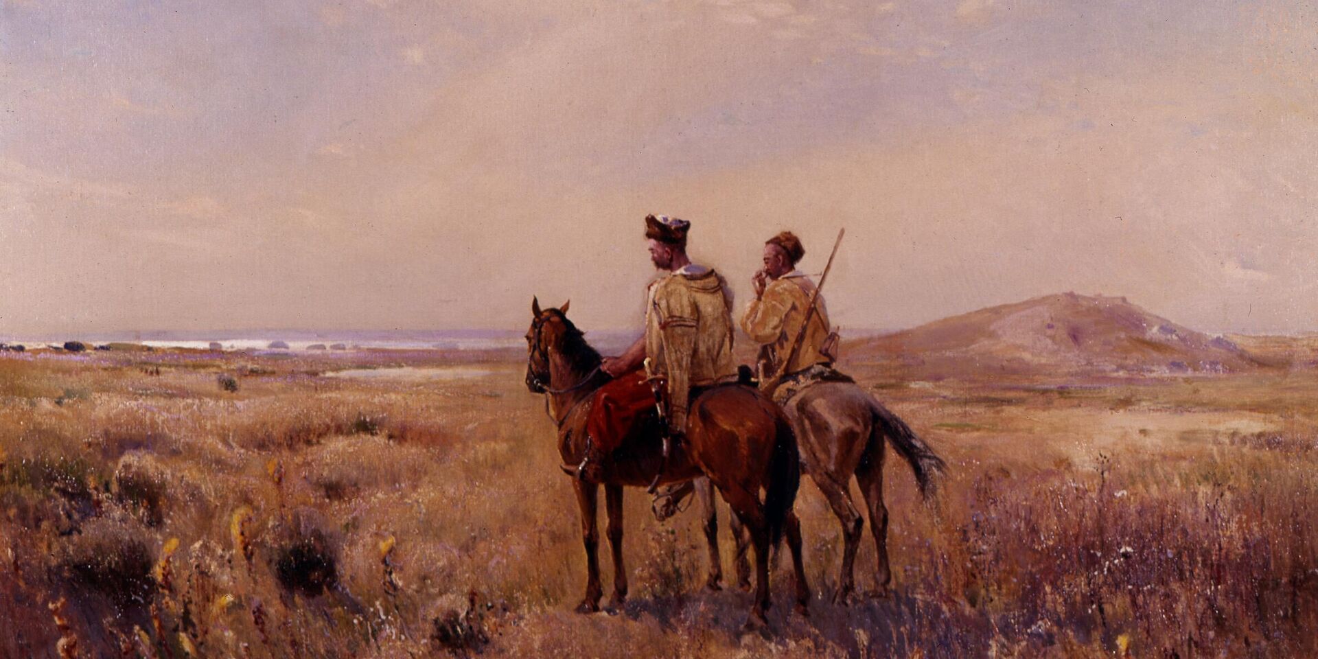Казаки в степи. Репродукция. - ИноСМИ, 1920, 13.06.2025