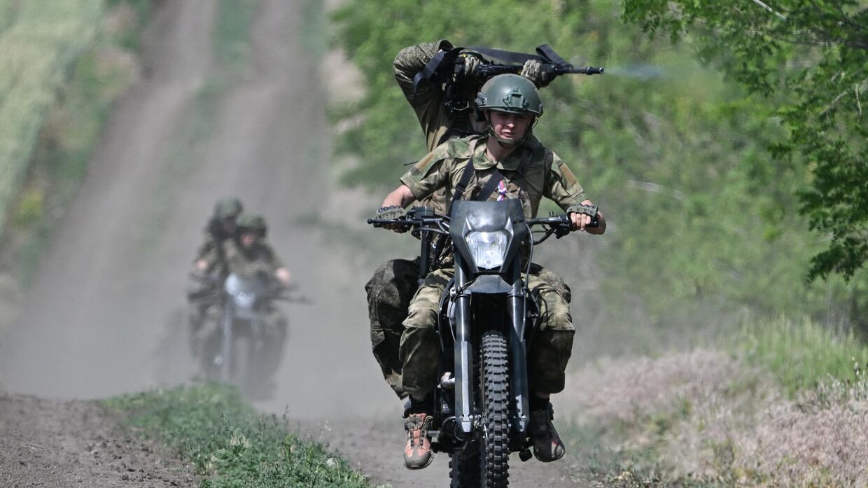 Подготовка штурмовых подразделений группировки войск Центр на полигоне в зоне СВО