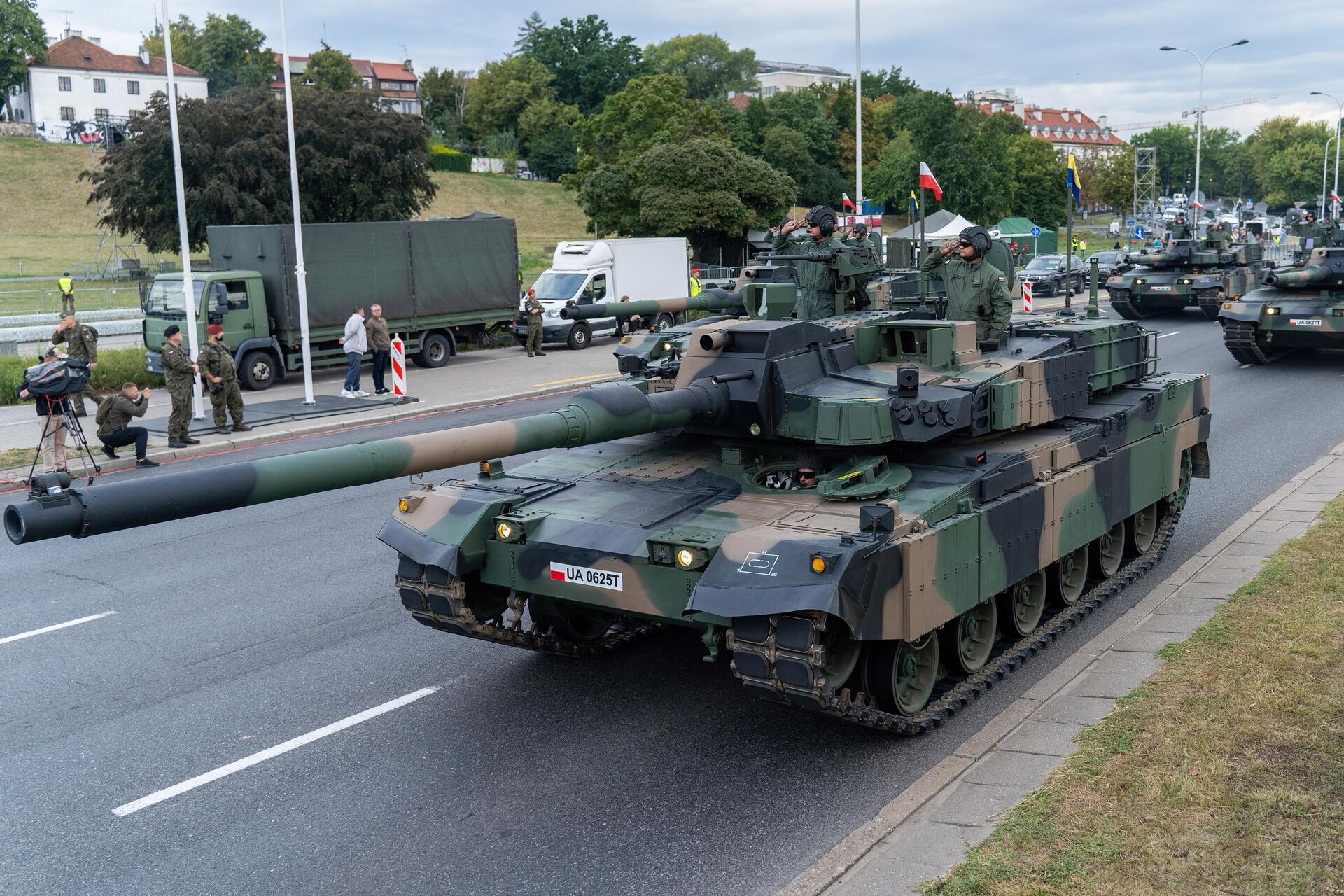 K2 Black Panther  во время генеральной репетиции военного парада, посвященного Дню национальной армии Польши, 11 августа 2024 года. Варшава, Польша. - ИноСМИ, 1920, 18.06.2025