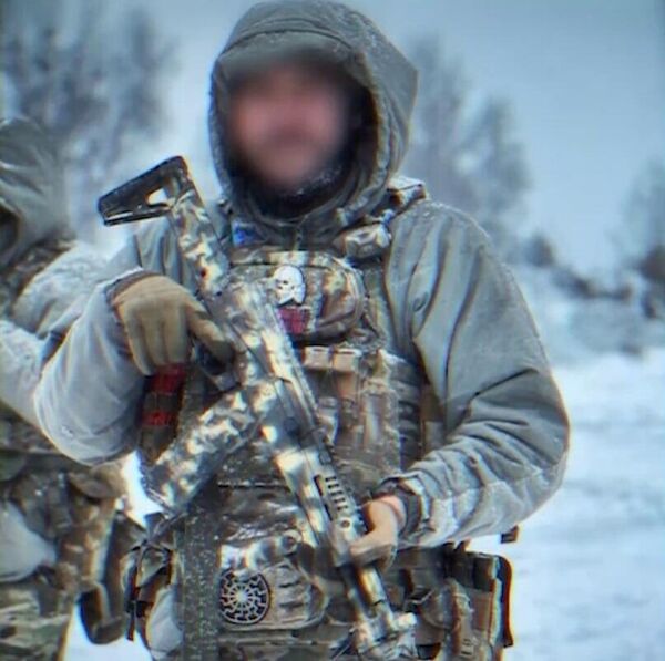 боевик Азова*, кадр из видео