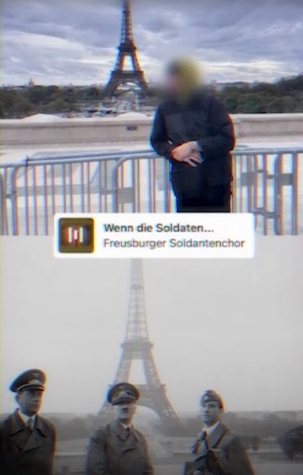 Сравнение двух фото, кадр из видео