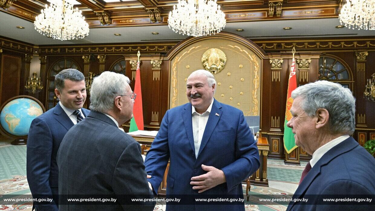 Встреча Александра Лукашенко и Кита Келлога