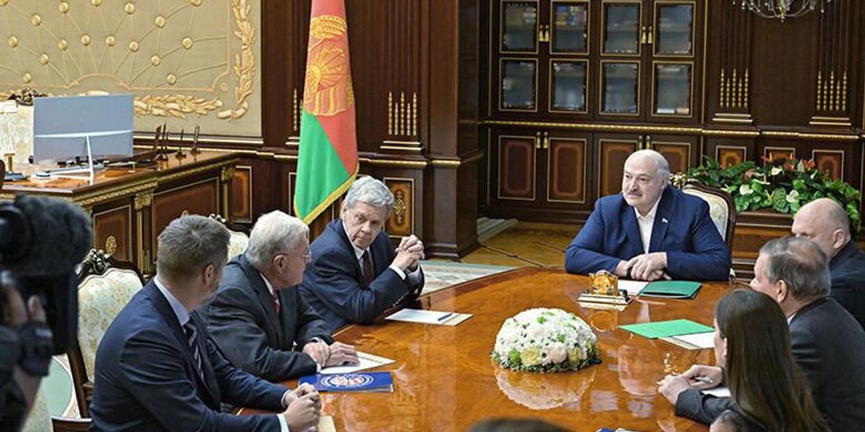 Встреча Александра Лукашенко и спецпосланника Трампа Кита Келлога в Минске