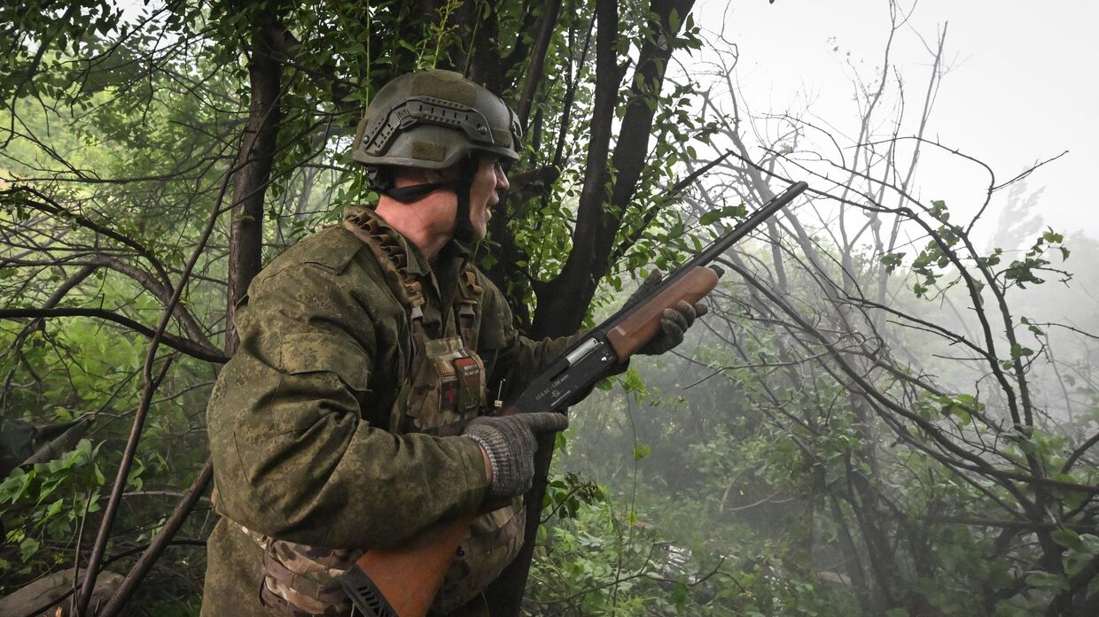 Боевая работа САУ Мста-С группировки войск Центр на Красноармейском направлении СВО