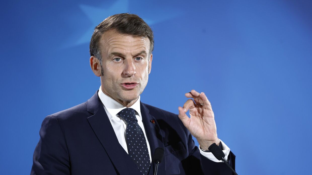 Президент Франции Эммануэль Макрон