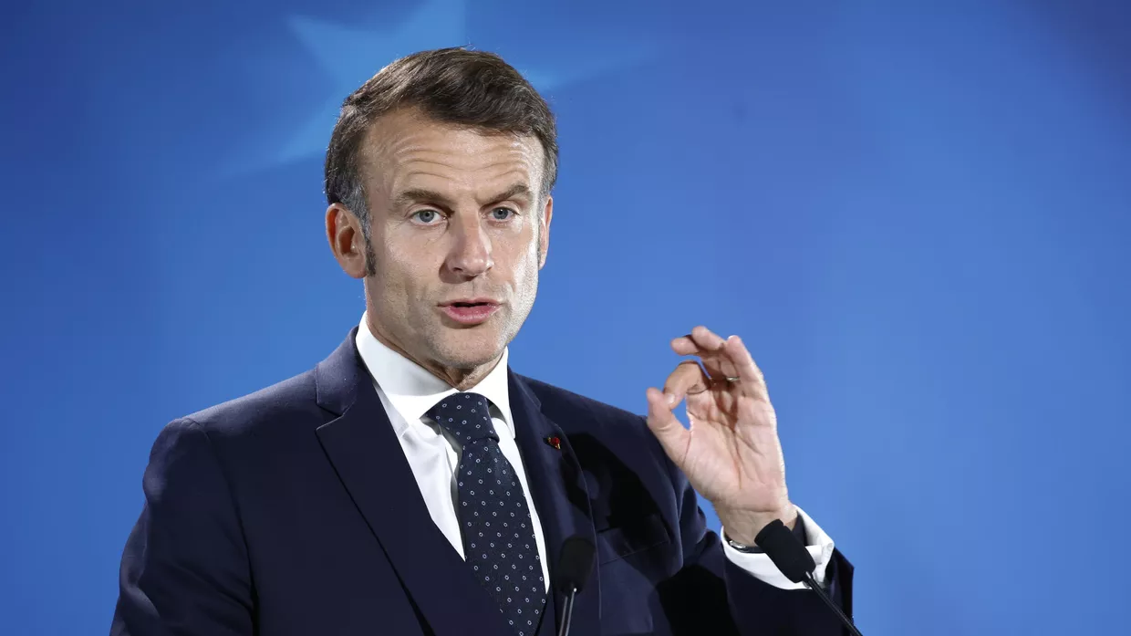 Президент Франции Эммануэль Макрон