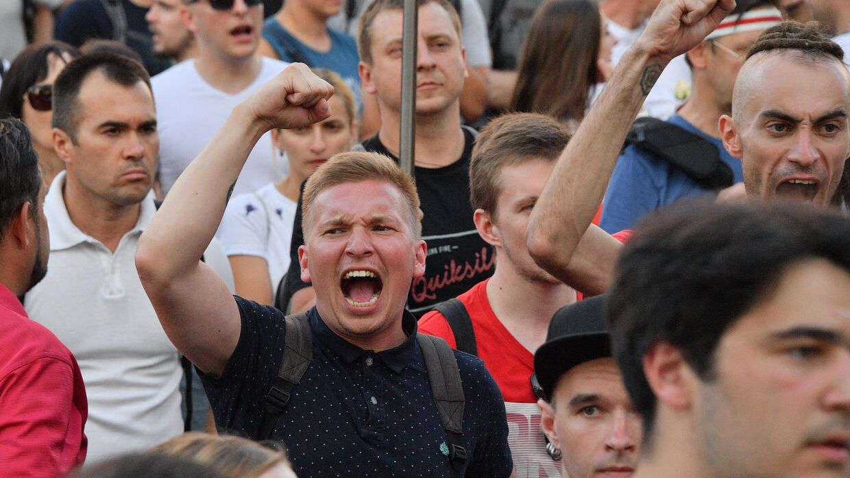 Протесты в Минске