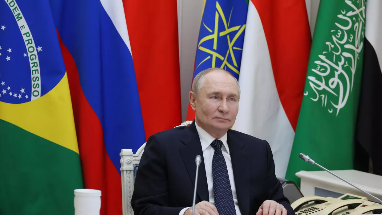 Президент Владимир Путин выступил по ВКС на XVII саммите БРИКС 6 июля 2025 года