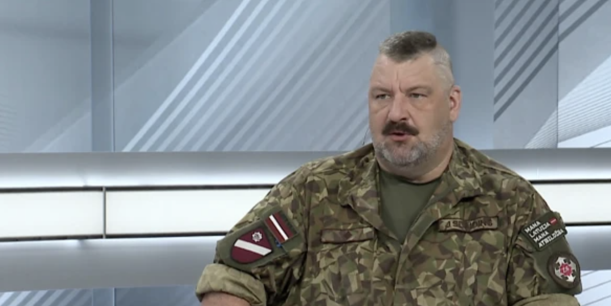 Латвийский офицер Слайдиньш