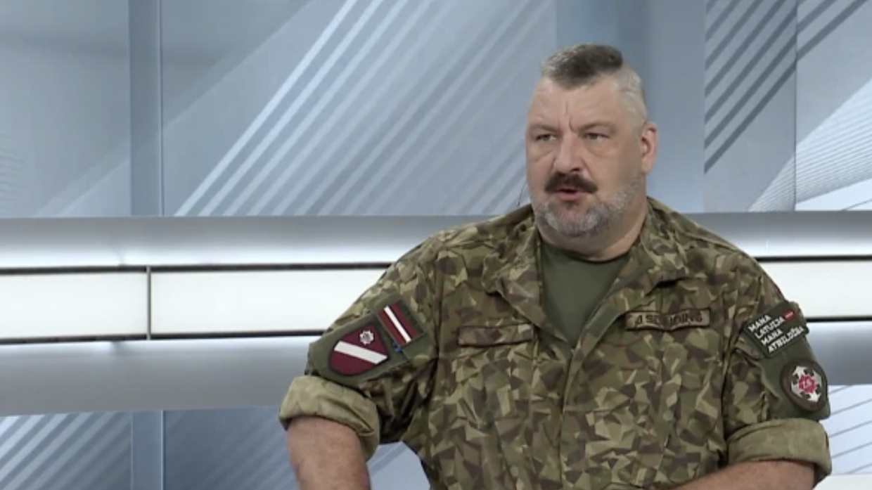 Латвийский офицер Слайдиньш