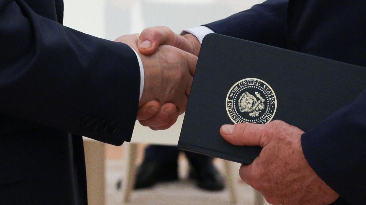 Президент Владимир Путин встретился со спецпосланником президента США по Ближнему Востоку Стивеном Уиткоффом