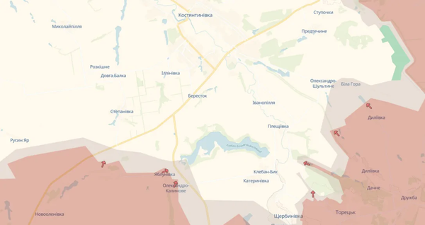 Российская армия продвинулась возле четырех населенных пунктов в ДНР (по данным DeepState)