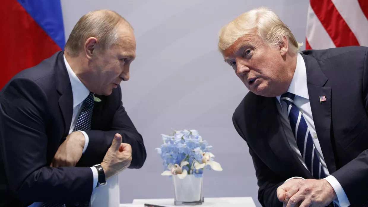 Президент России Владимир Путин и президент США Дональд Трамп