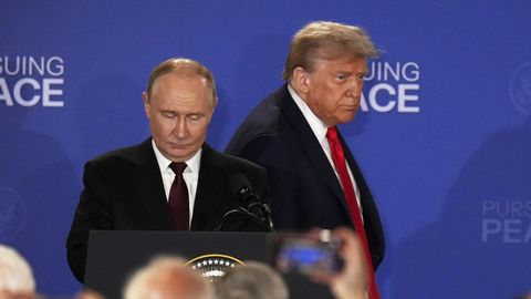 Пресс-конференция Путина и Трампа в Анкоридже