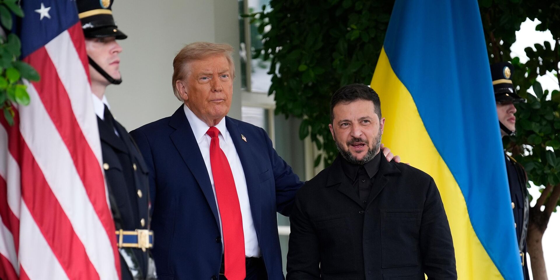 Зеленский прибыл в Белый дом на встречу с президентом США Трампом - ИноСМИ, 1920, 27.12.2025